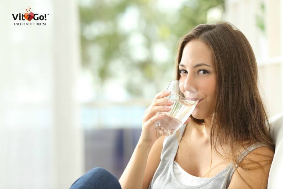 Health benefits of drinking enough water and liquids
