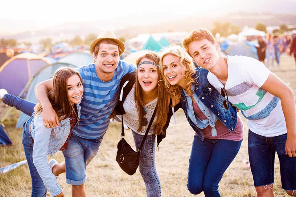 Auf dem Festival eignen sich Vit2Go! Produkte super und sind leicht und handlich einsetzbar.