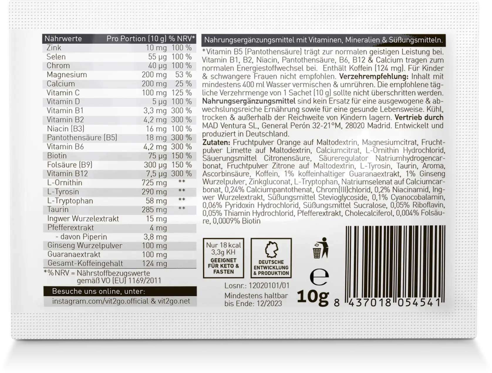 ENERGY 10er-Packung imm